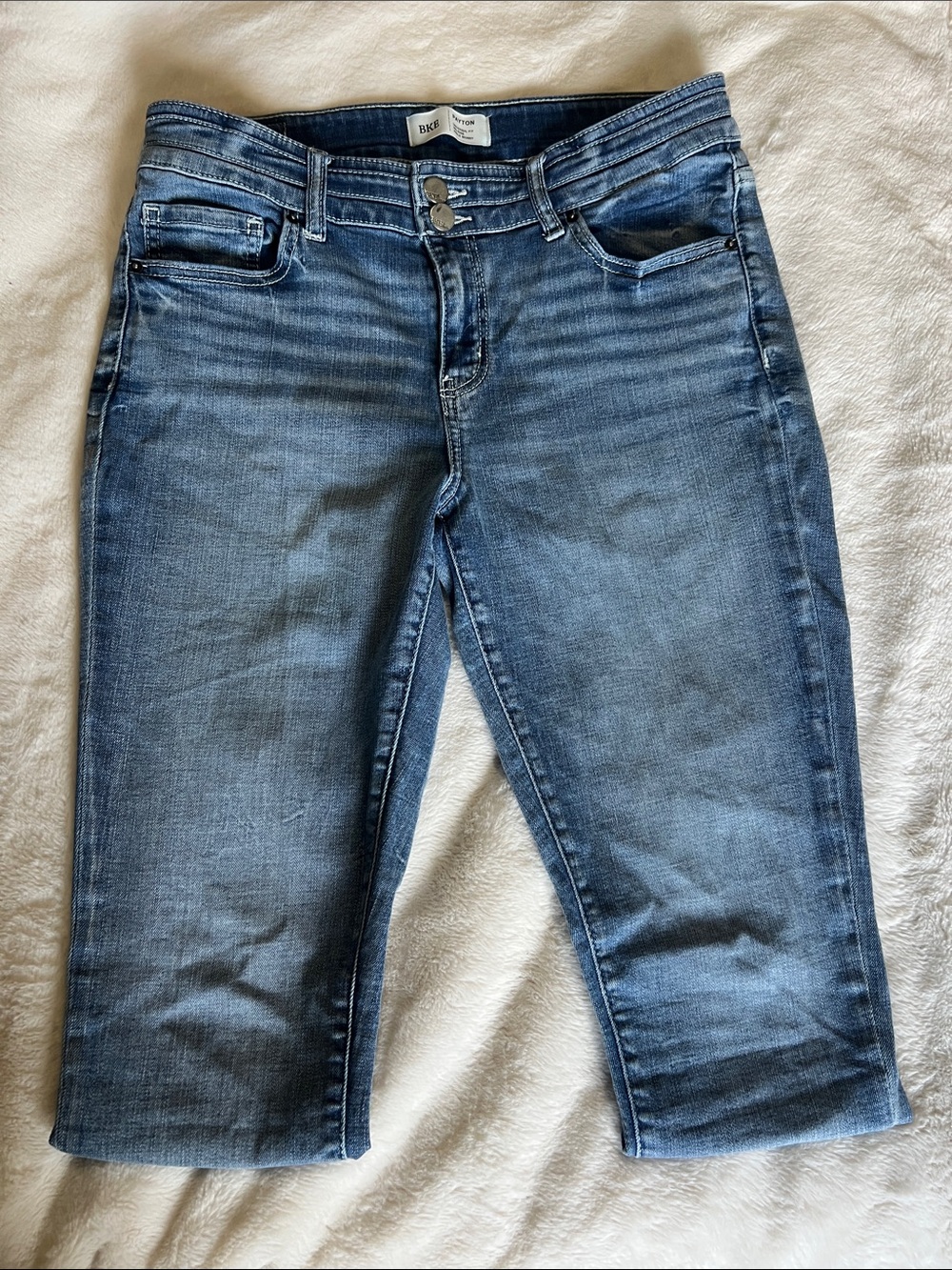 BKE Women's Distressed Payton Skinny Size 30x27 Jeans